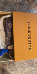 Brown LV keychain
